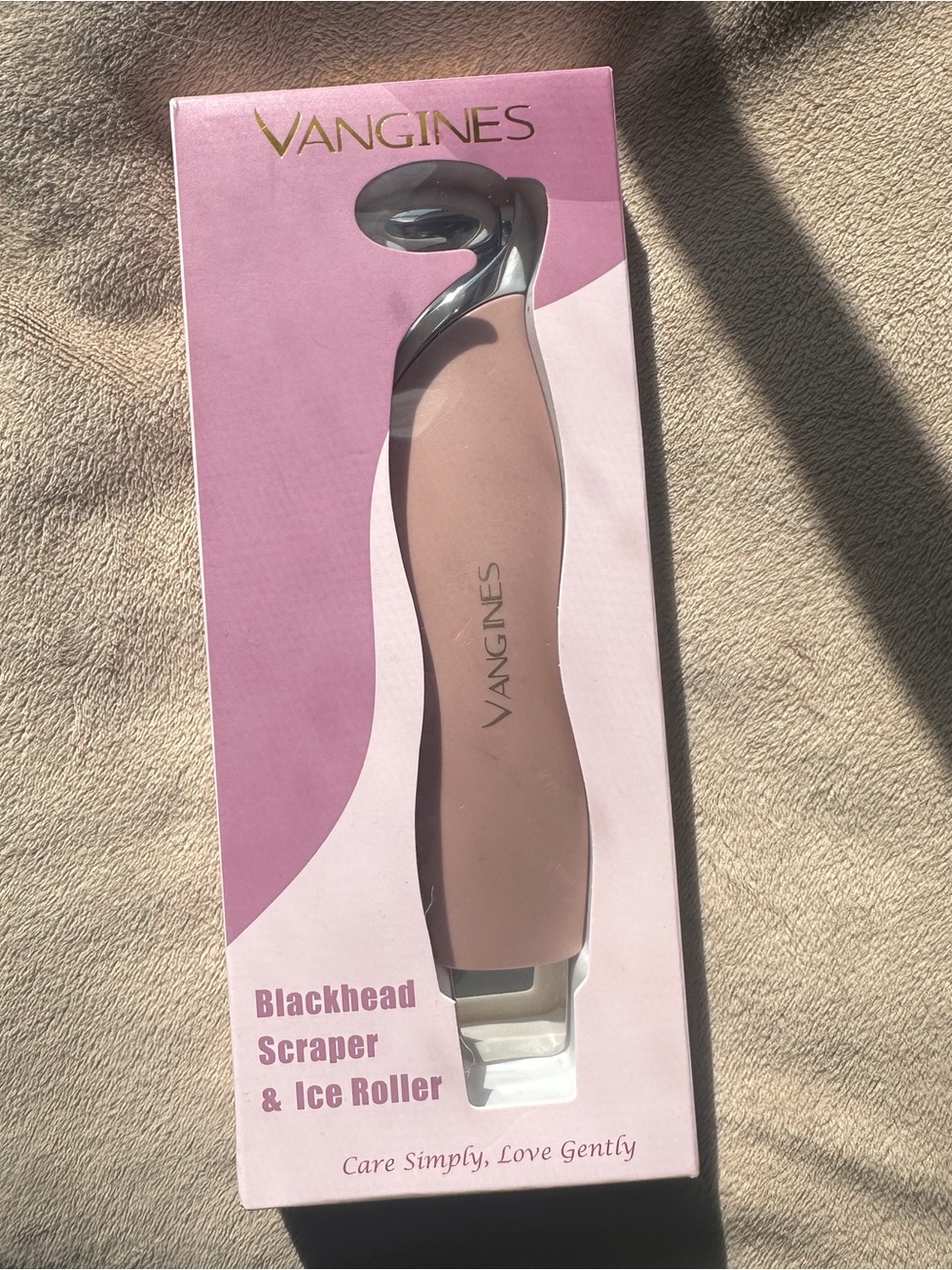 Pink Blackhead Scraper & Ice Roller